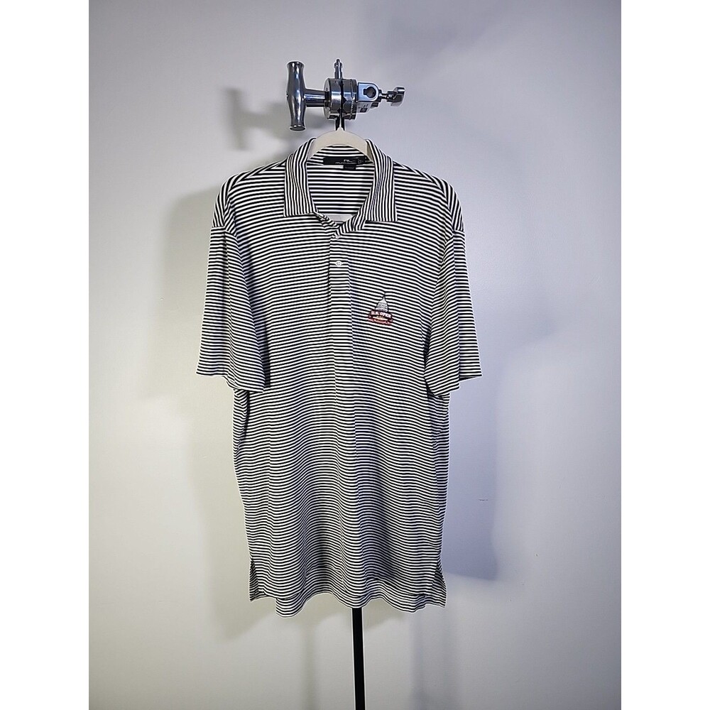 RLX Ralph Lauren Striped Men's Golf Polo U.S. Open 2011 Congressional Edition